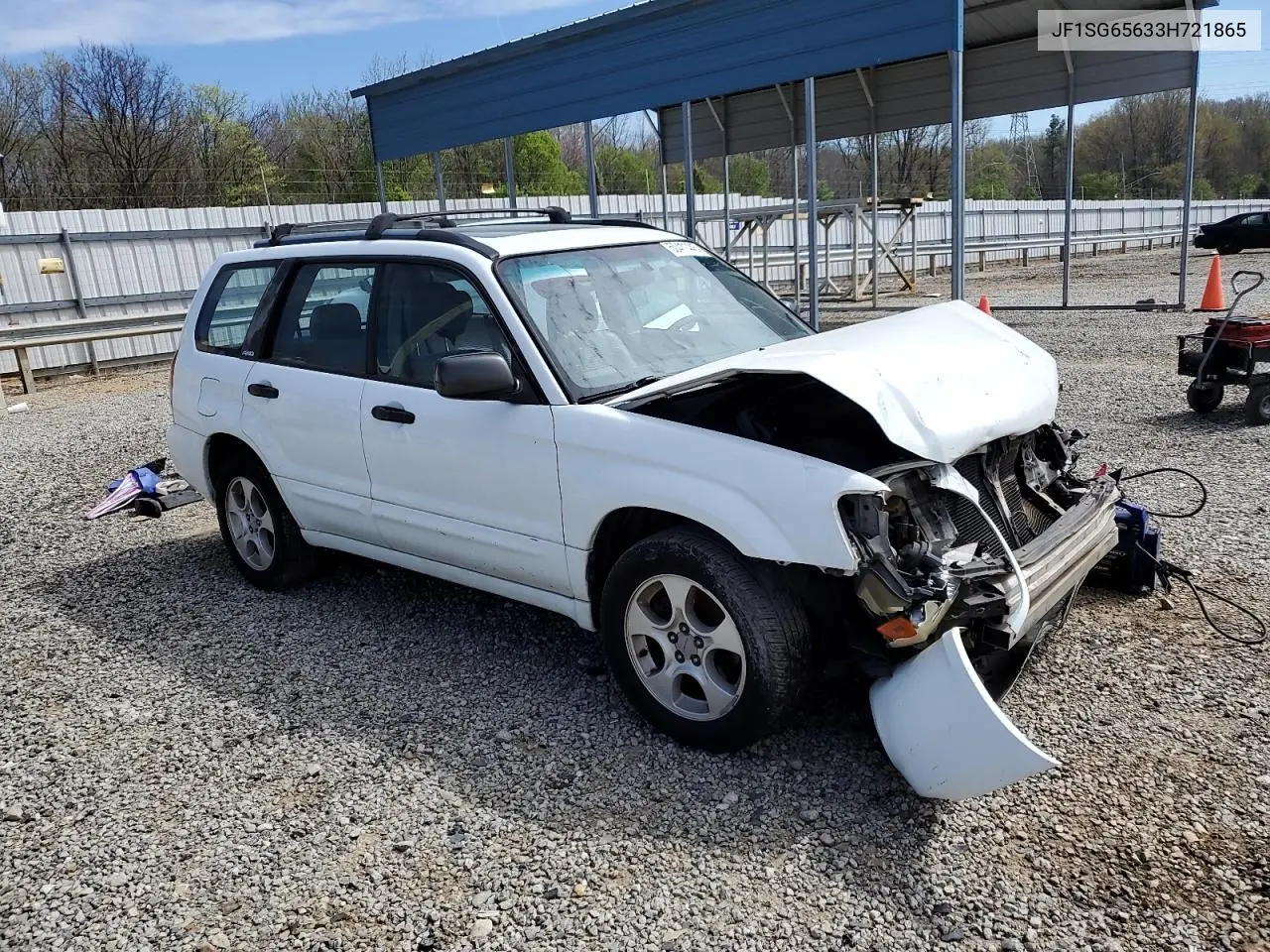 2003 Subaru Forester 2.5Xs VIN: JF1SG65633H721865 Lot: 50411445