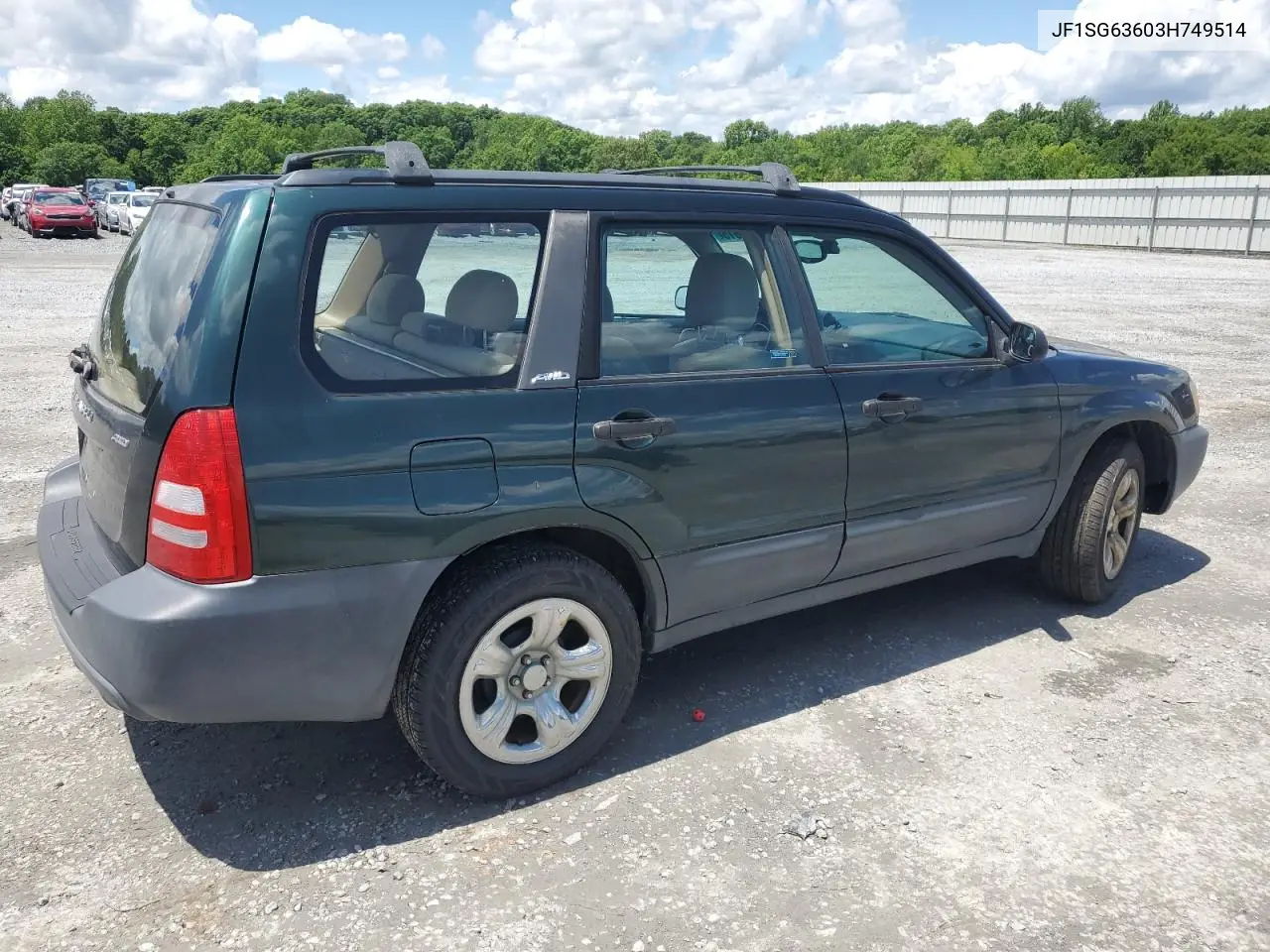 2003 Subaru Forester 2.5X VIN: JF1SG63603H749514 Lot: 56586815