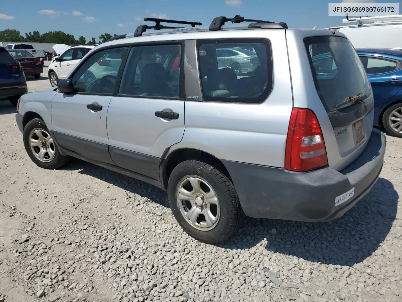 2003 Subaru Forester 2.5X VIN: JF1SG63693G766172 Lot: 61673065