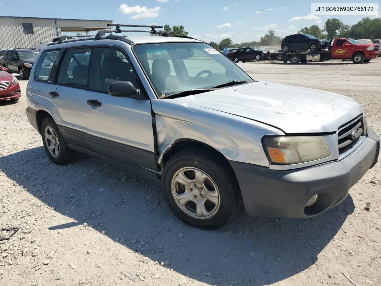 2003 Subaru Forester 2.5X VIN: JF1SG63693G766172 Lot: 61673065