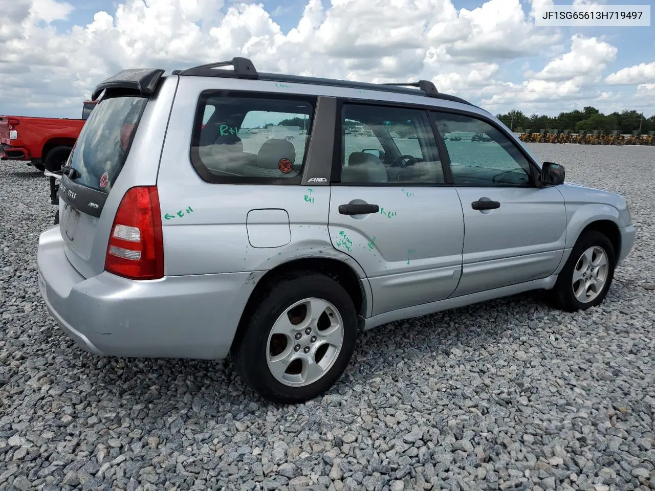 2003 Subaru Forester 2.5Xs VIN: JF1SG65613H719497 Lot: 61745045