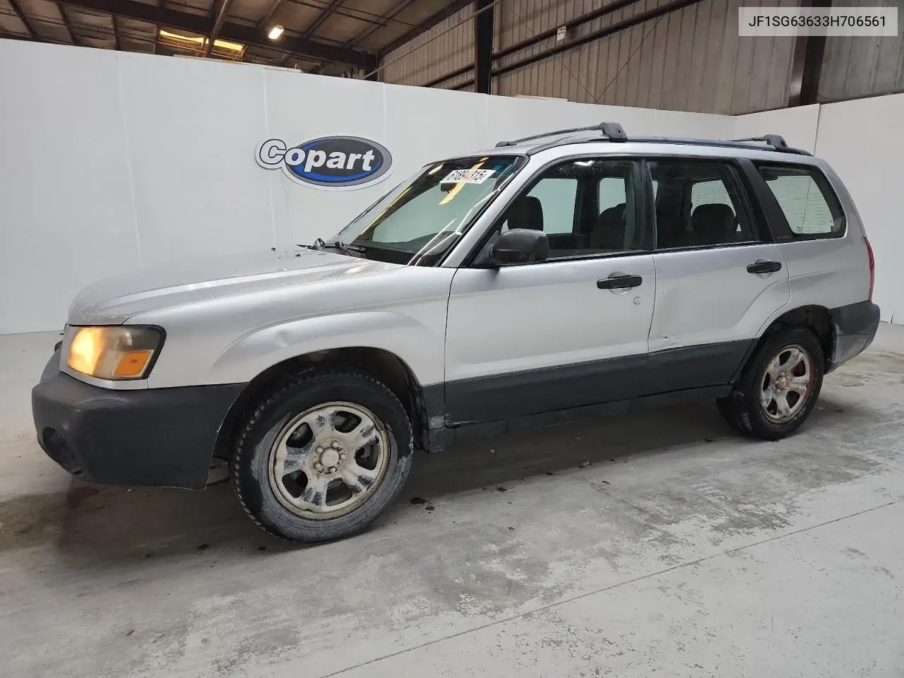 2003 Subaru Forester 2.5X VIN: JF1SG63633H706561 Lot: 61894315