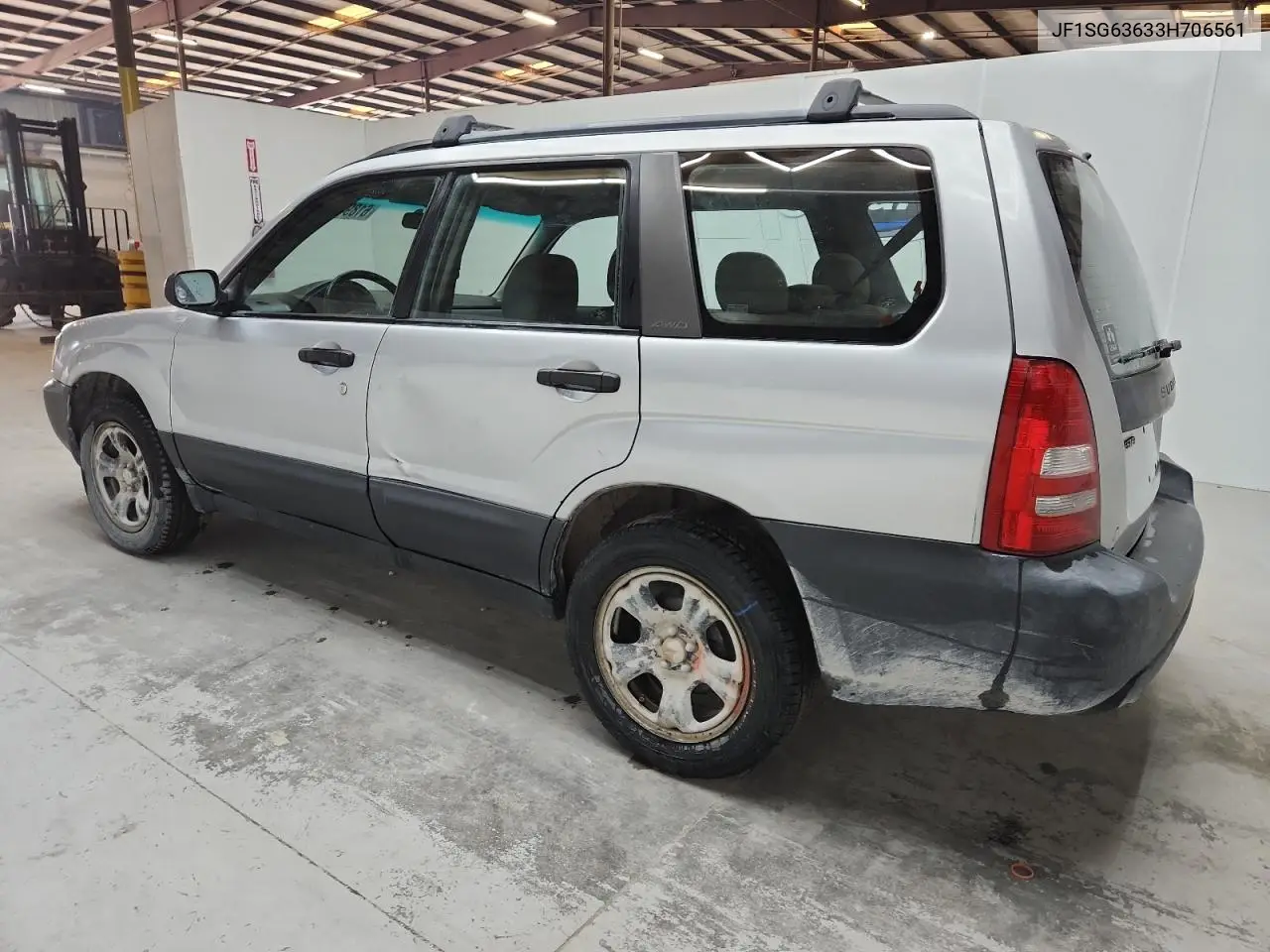 2003 Subaru Forester 2.5X VIN: JF1SG63633H706561 Lot: 61894315