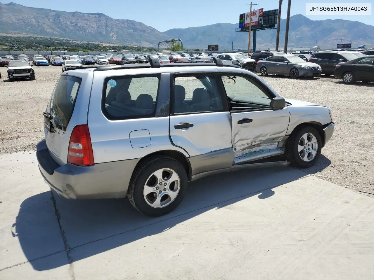 2003 Subaru Forester 2.5Xs VIN: JF1SG65613H740043 Lot: 62869455