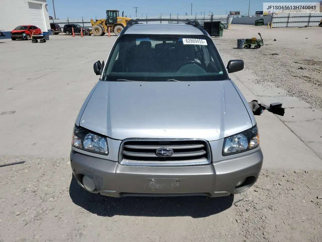 2003 Subaru Forester 2.5Xs VIN: JF1SG65613H740043 Lot: 62869455