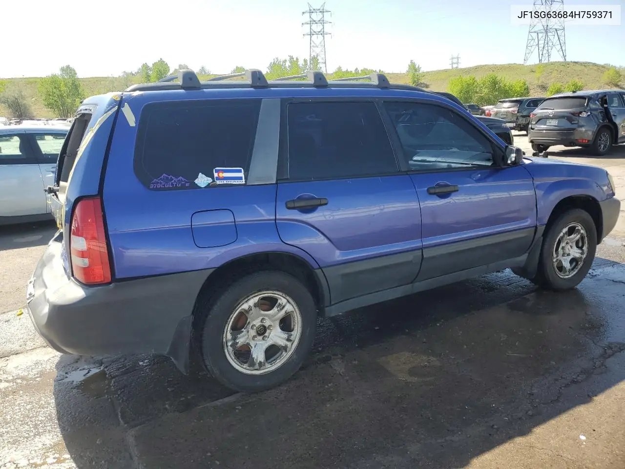 2004 Subaru Forester 2.5X VIN: JF1SG63684H759371 Lot: 57081965