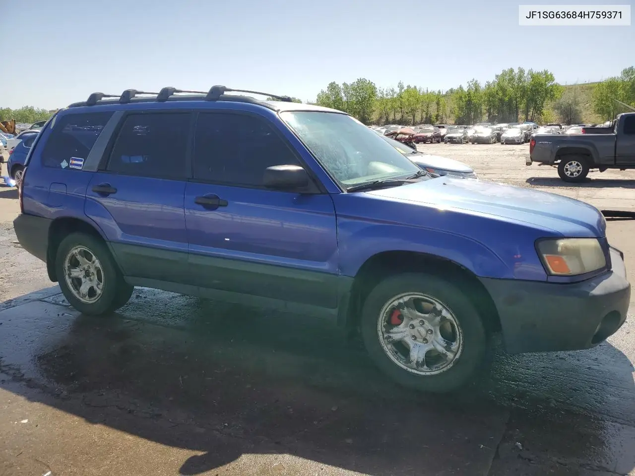 2004 Subaru Forester 2.5X VIN: JF1SG63684H759371 Lot: 57081965