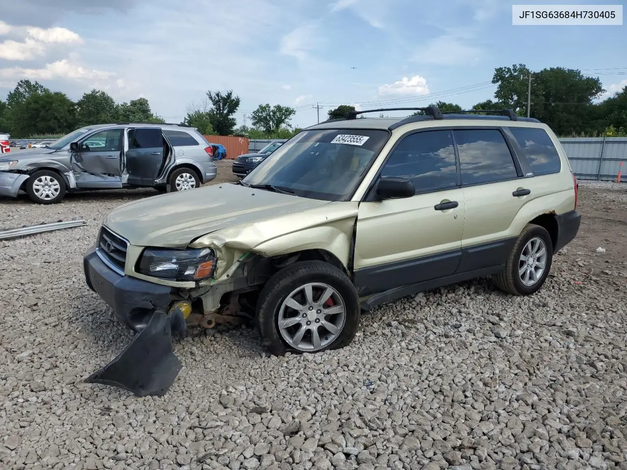 2004 Subaru Forester 2.5X VIN: JF1SG63684H730405 Lot: 63423555
