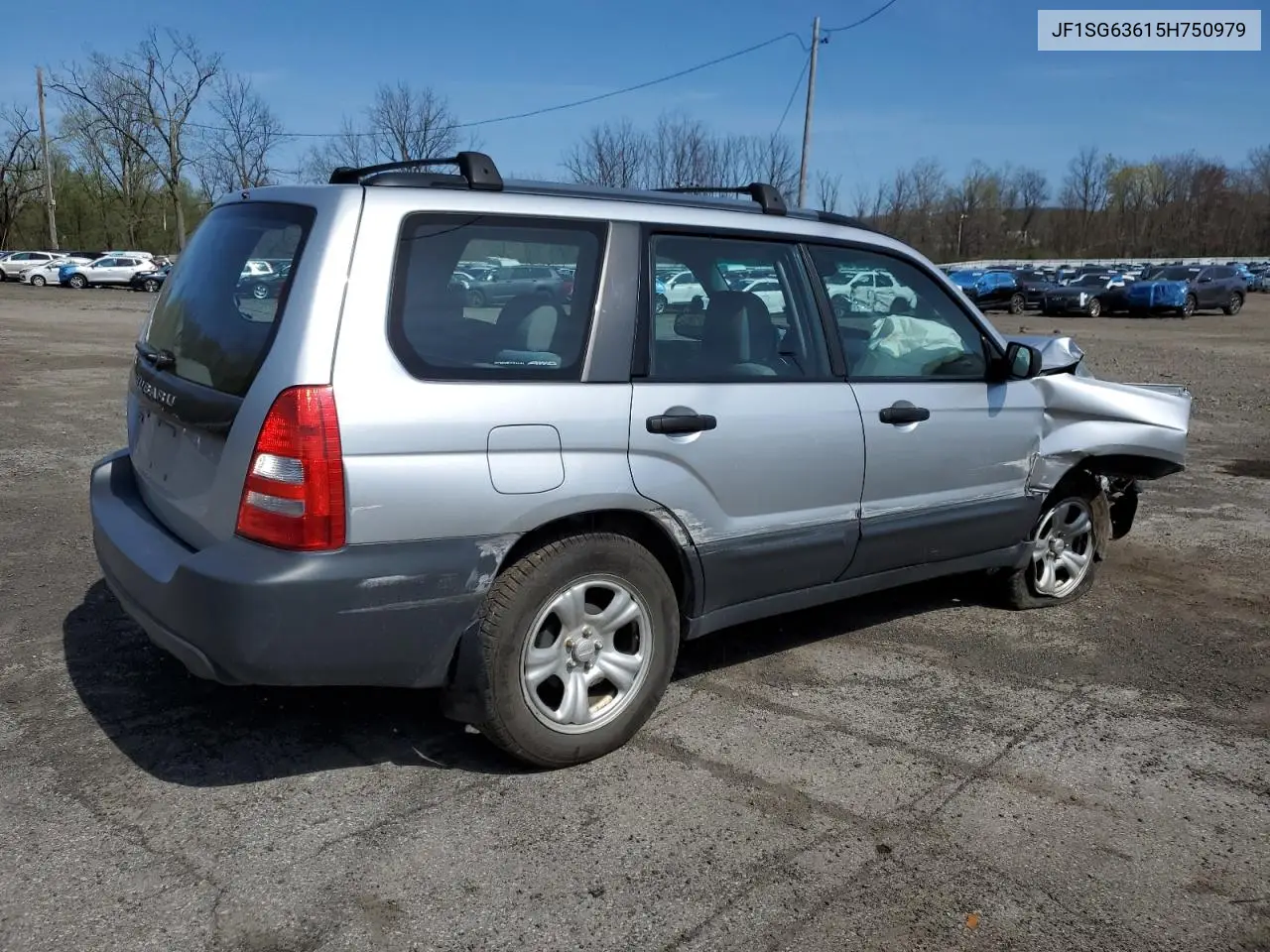 2005 Subaru Forester 2.5X VIN: JF1SG63615H750979 Lot: 54097365