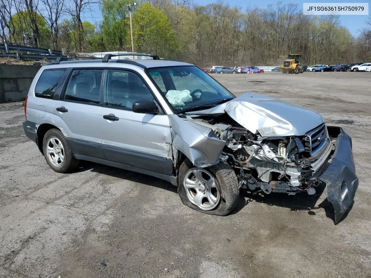 2005 Subaru Forester 2.5X VIN: JF1SG63615H750979 Lot: 54097365