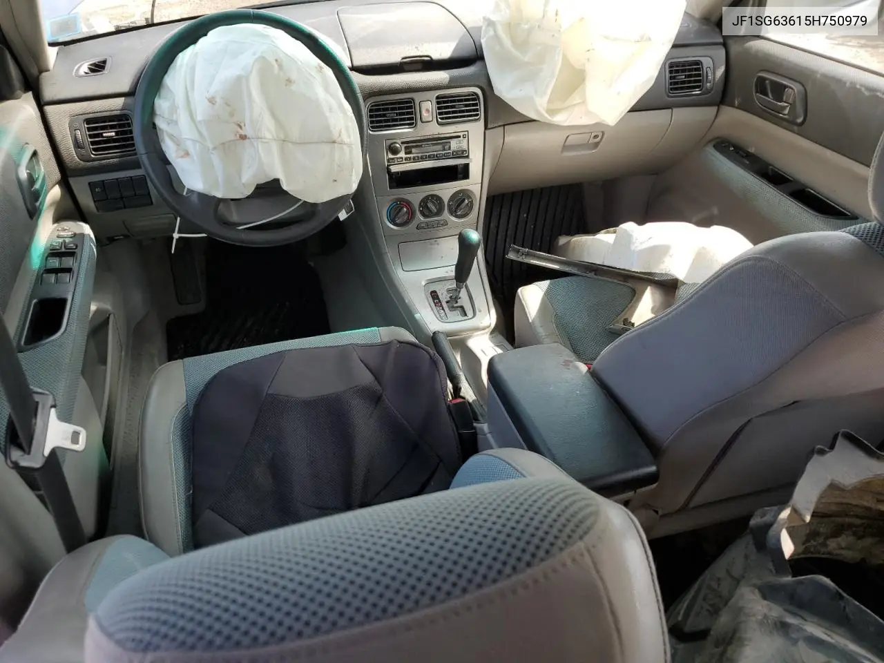 2005 Subaru Forester 2.5X VIN: JF1SG63615H750979 Lot: 54097365