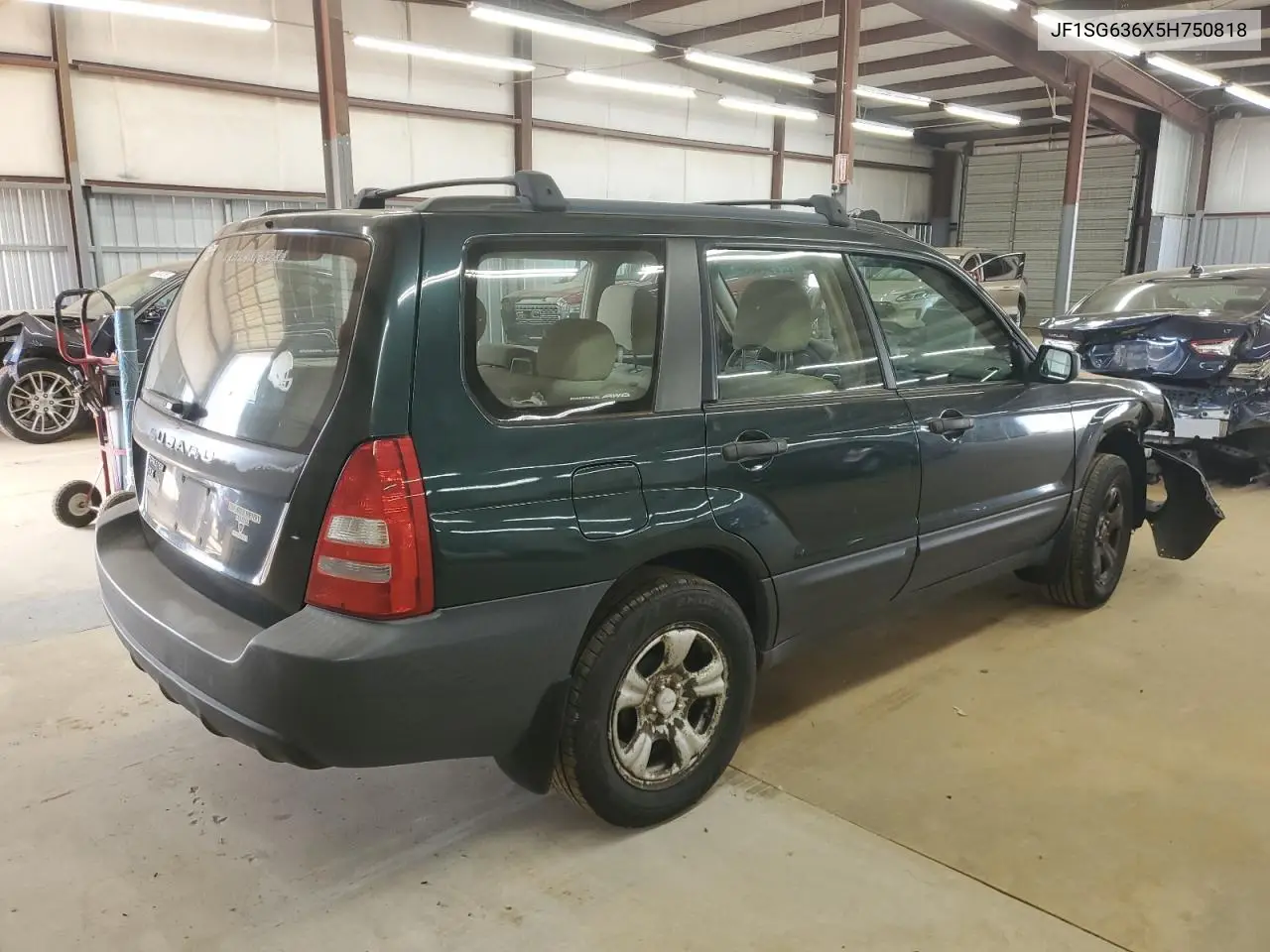 2005 Subaru Forester 2.5X VIN: JF1SG636X5H750818 Lot: 62294405