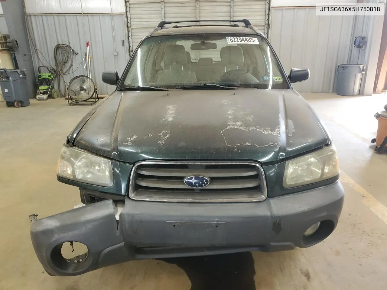 2005 Subaru Forester 2.5X VIN: JF1SG636X5H750818 Lot: 62294405