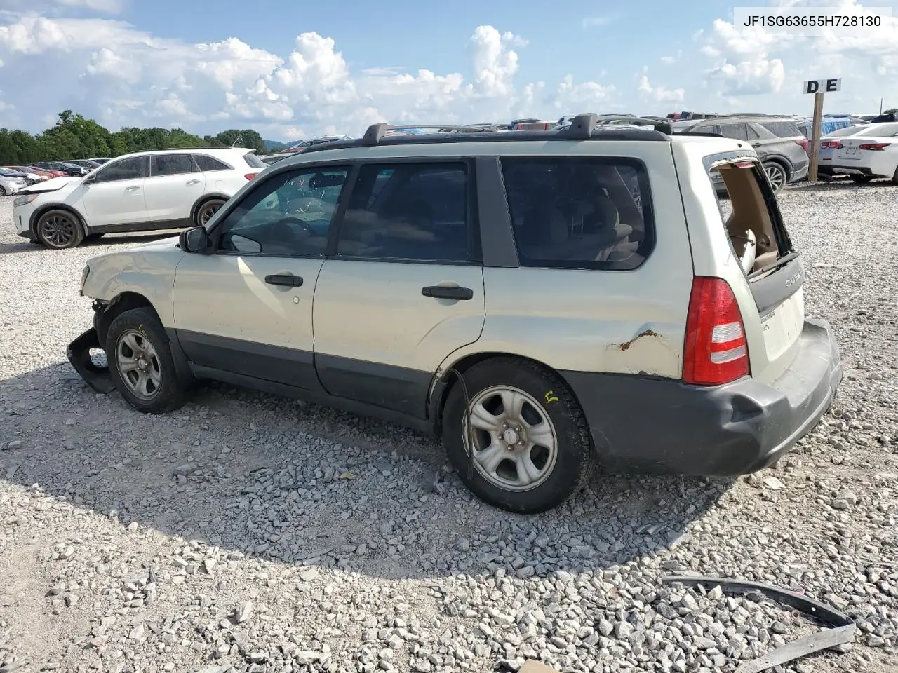 2005 Subaru Forester 2.5X VIN: JF1SG63655H728130 Lot: 62757675