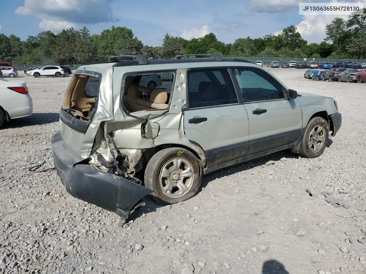 2005 Subaru Forester 2.5X VIN: JF1SG63655H728130 Lot: 62757675