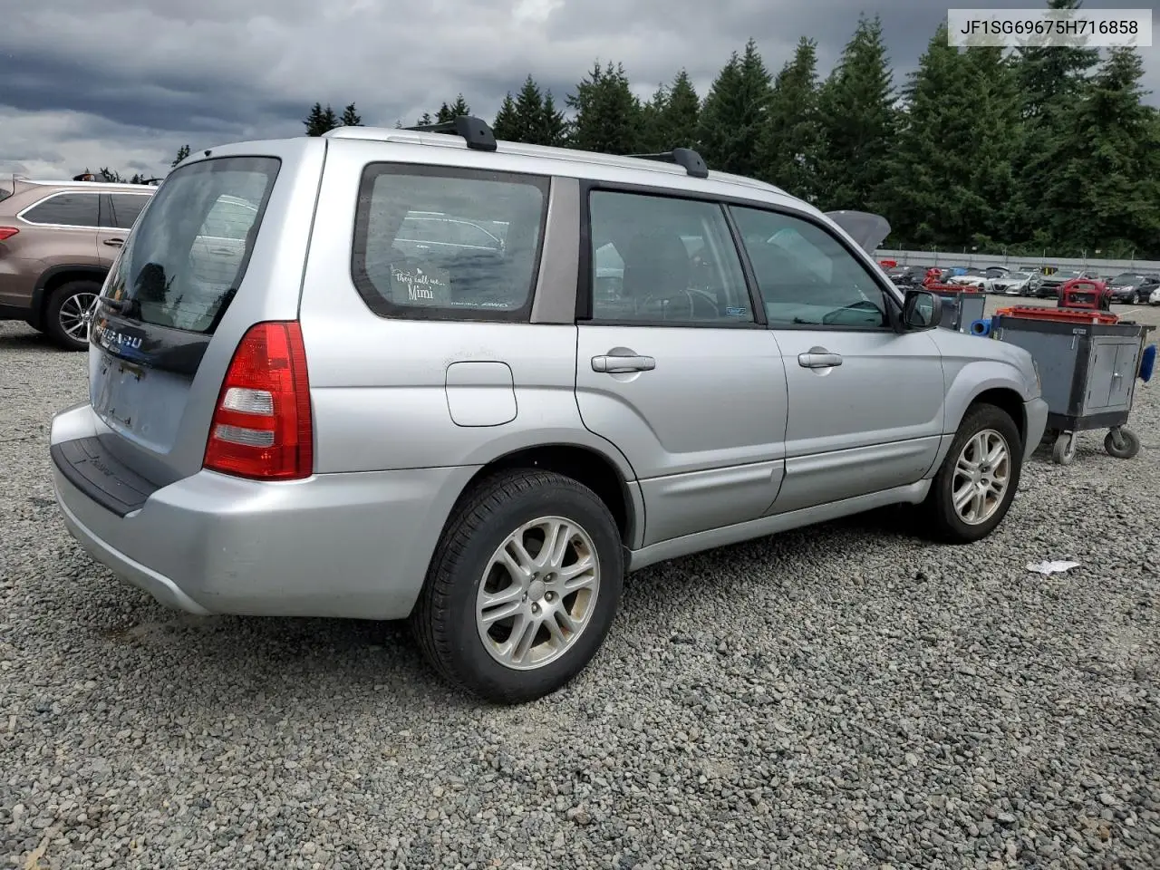 2005 Subaru Forester 2.5Xt VIN: JF1SG69675H716858 Lot: 62895165