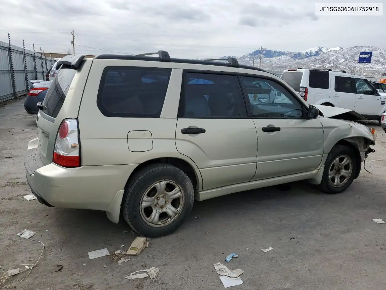 2006 Subaru Forester 2.5X VIN: JF1SG63606H752918 Lot: 49917915