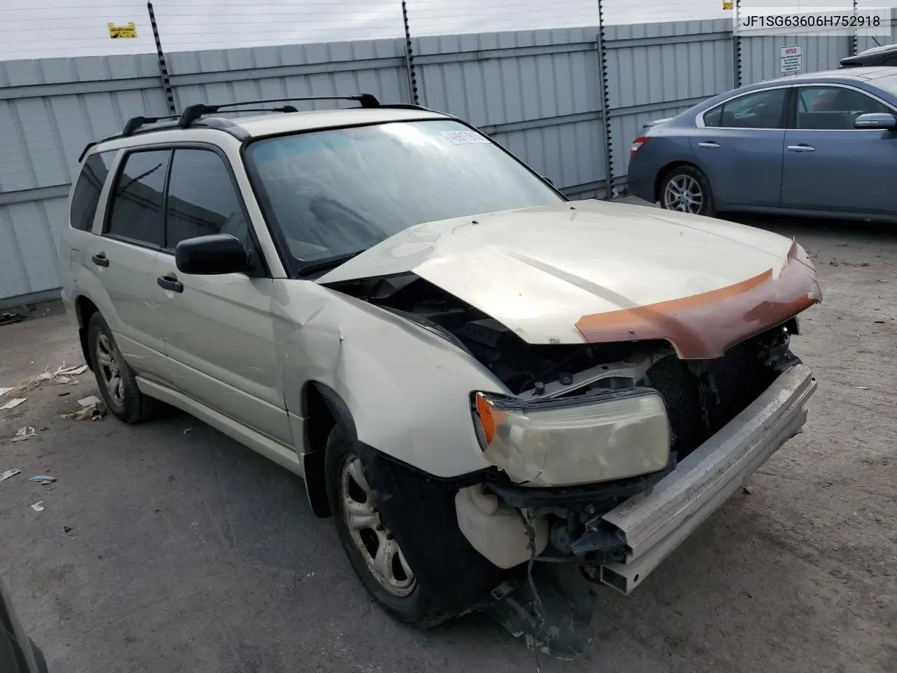 2006 Subaru Forester 2.5X VIN: JF1SG63606H752918 Lot: 49917915
