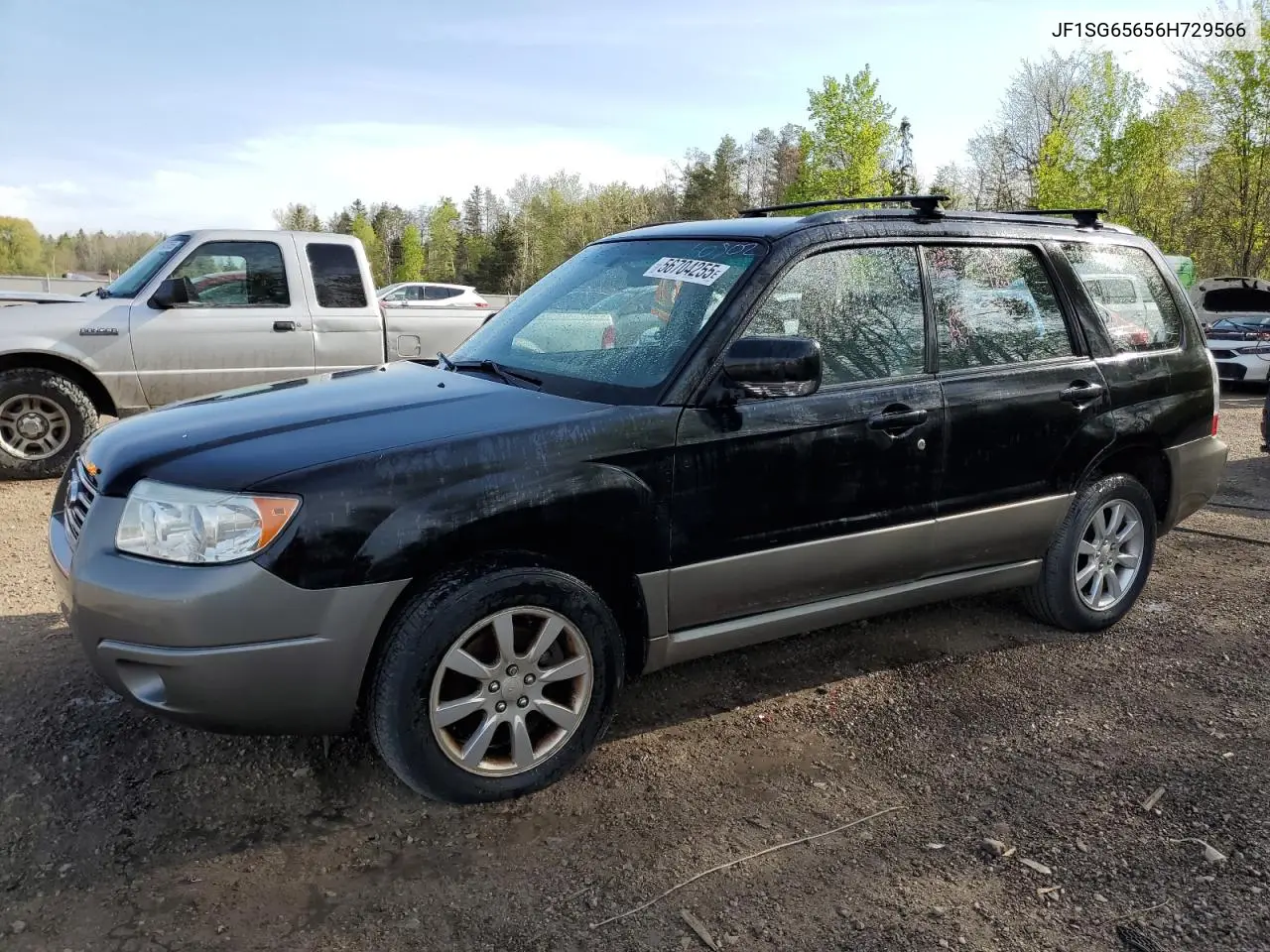 2006 Subaru Forester 2.5X Premium VIN: JF1SG65656H729566 Lot: 56704255