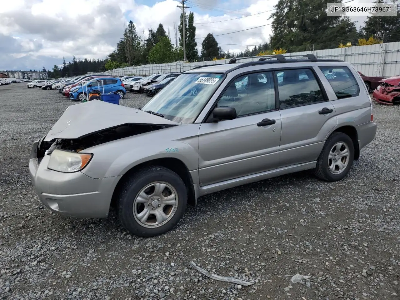 2006 Subaru Forester 2.5X VIN: JF1SG63646H739671 Lot: 56749825