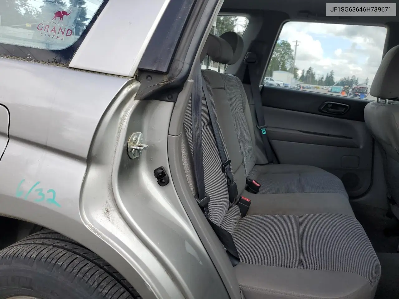 2006 Subaru Forester 2.5X VIN: JF1SG63646H739671 Lot: 56749825