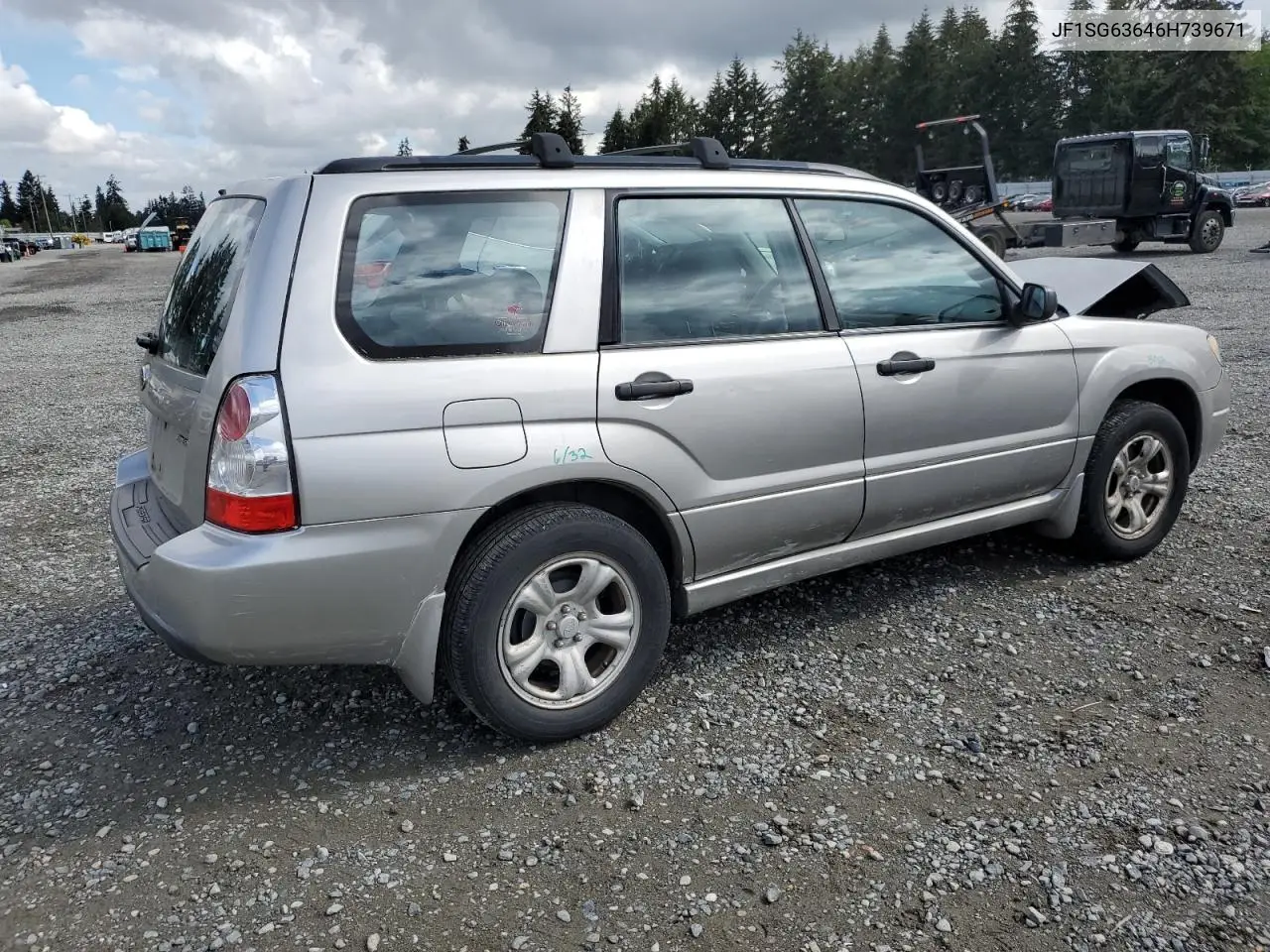 2006 Subaru Forester 2.5X VIN: JF1SG63646H739671 Lot: 56749825