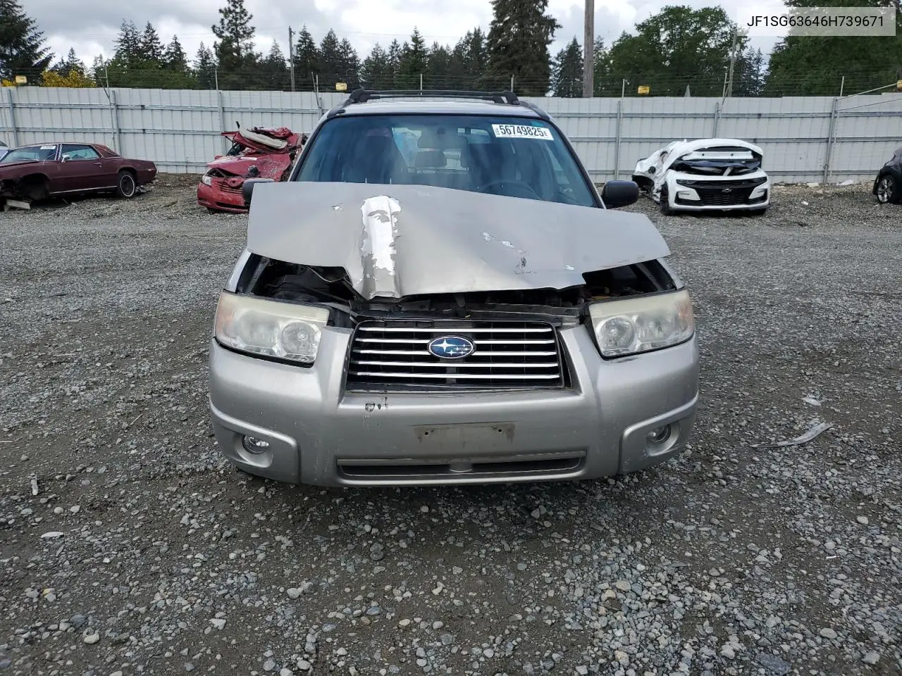 2006 Subaru Forester 2.5X VIN: JF1SG63646H739671 Lot: 56749825