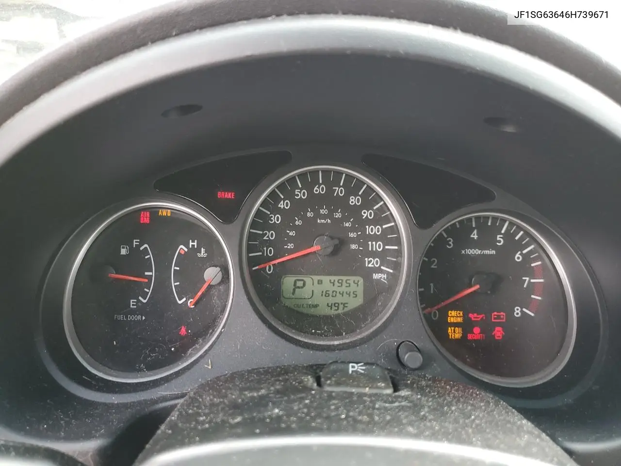 2006 Subaru Forester 2.5X VIN: JF1SG63646H739671 Lot: 56749825
