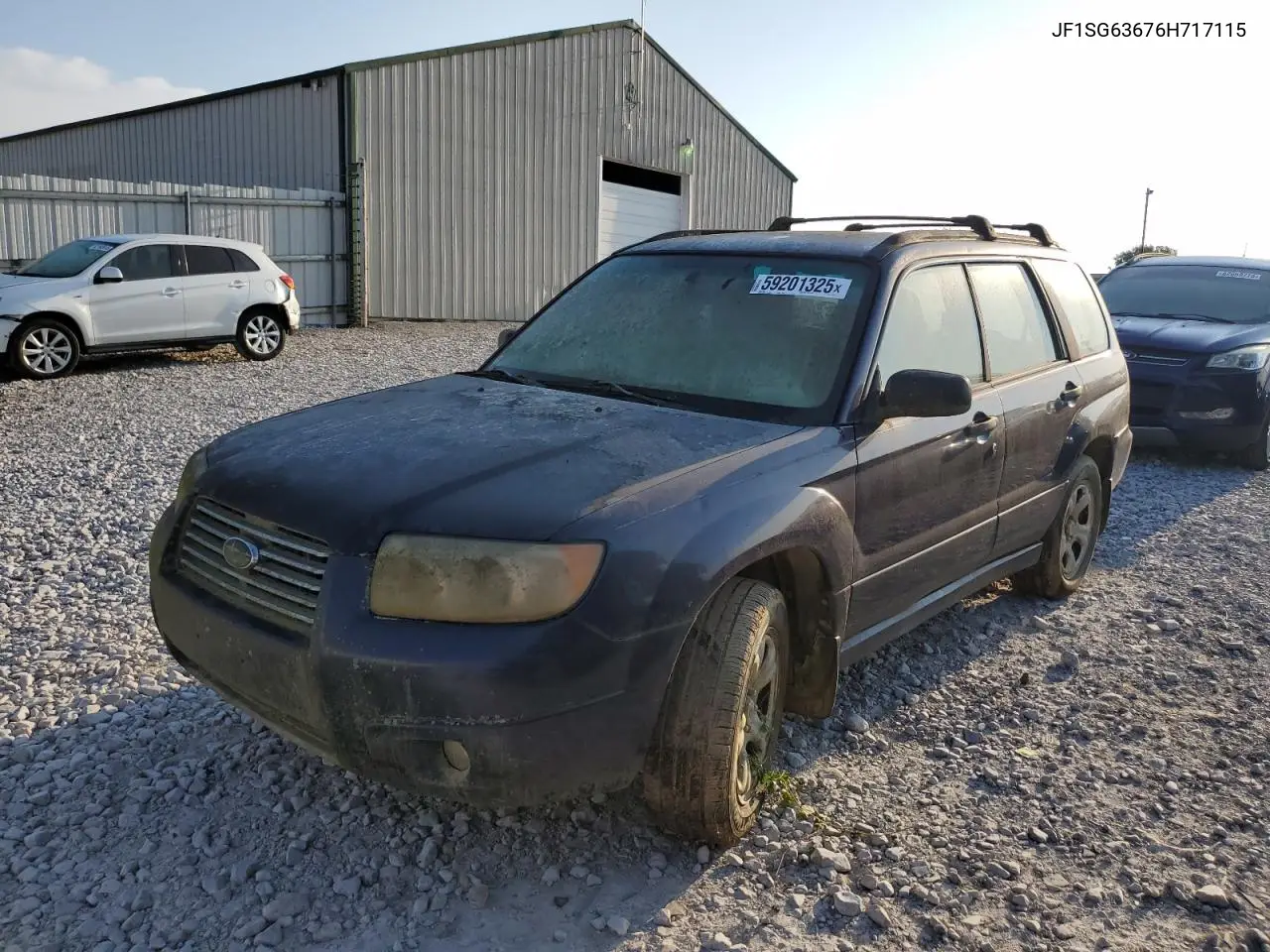 2006 Subaru Forester 2.5X VIN: JF1SG63676H717115 Lot: 59201325