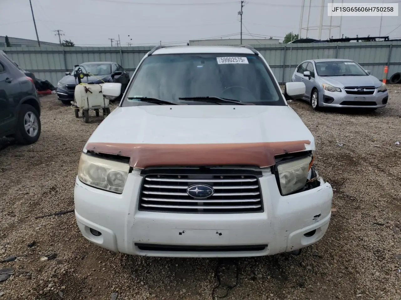 2006 Subaru Forester 2.5X Premium VIN: JF1SG65606H750258 Lot: 59902575