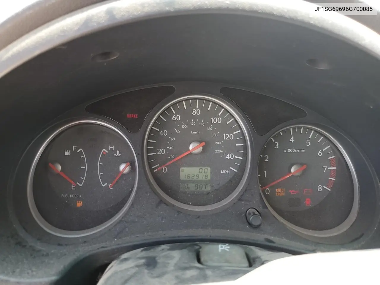 2006 Subaru Forester 2.5Xt VIN: JF1SG69696G700085 Lot: 63613365