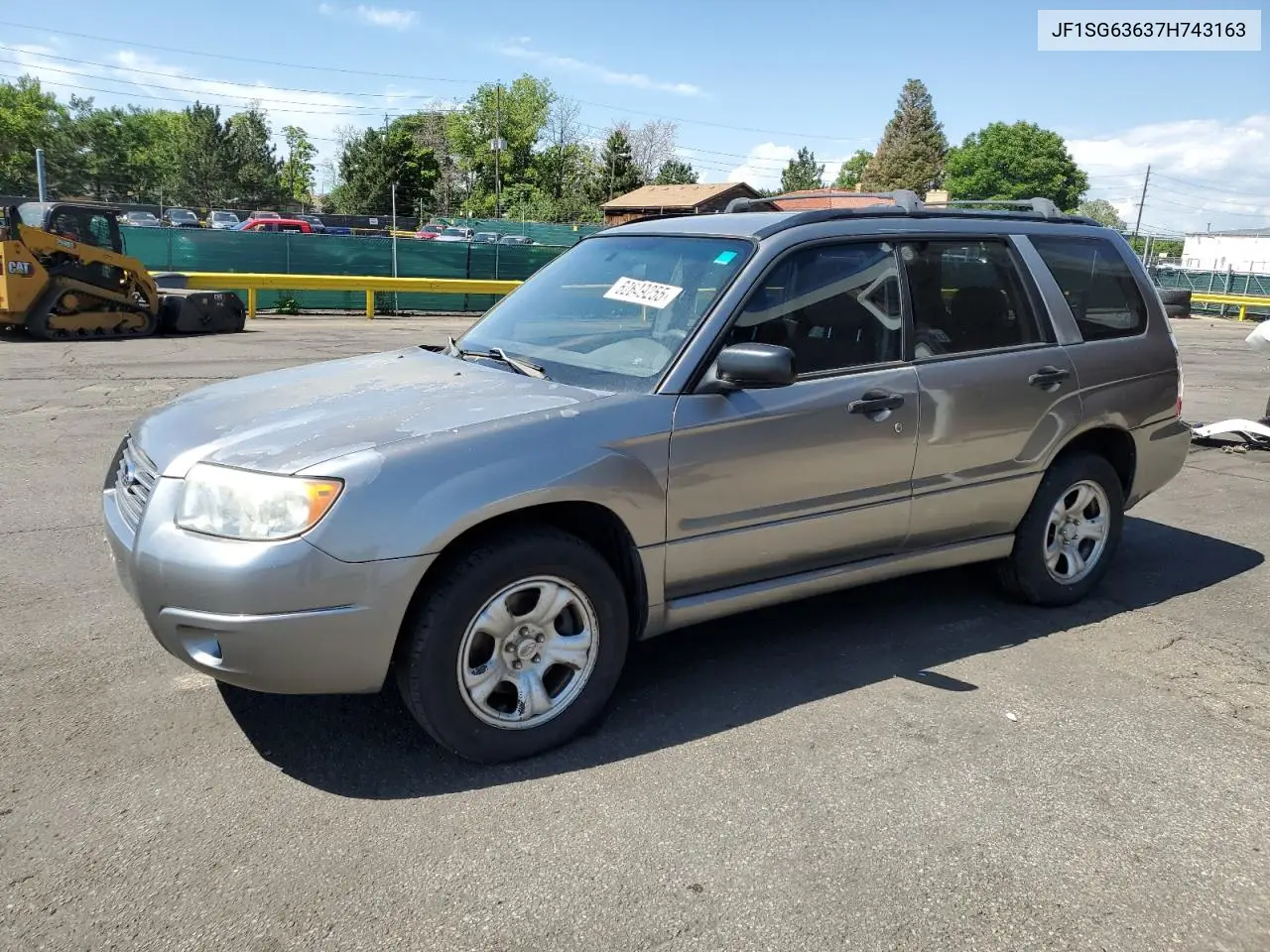 2007 Subaru Forester 2.5X VIN: JF1SG63637H743163 Lot: 62649255