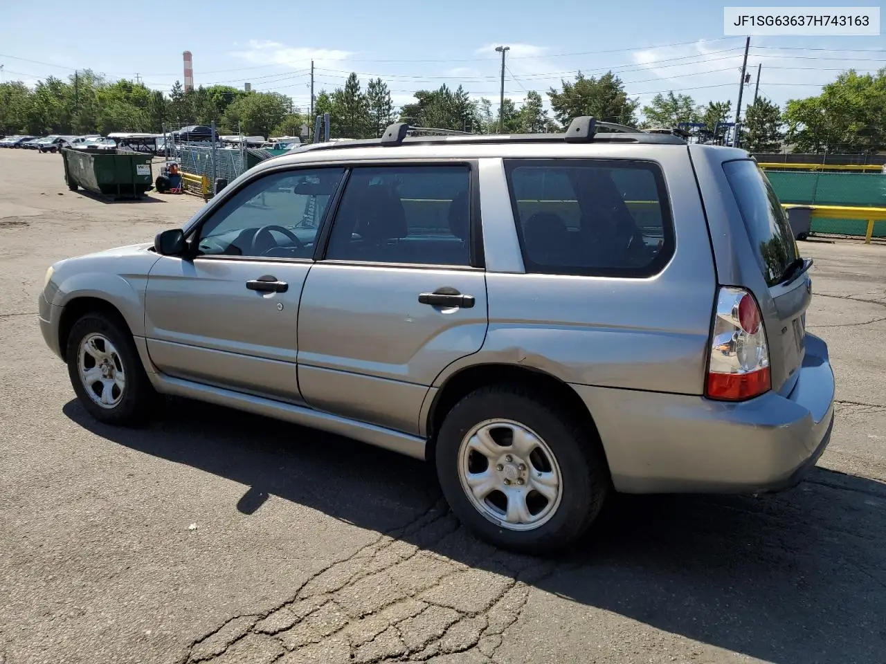 2007 Subaru Forester 2.5X VIN: JF1SG63637H743163 Lot: 62649255