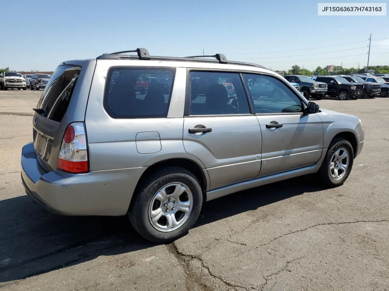 2007 Subaru Forester 2.5X VIN: JF1SG63637H743163 Lot: 62649255