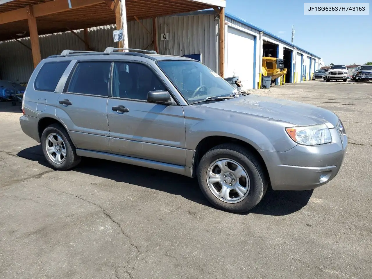 2007 Subaru Forester 2.5X VIN: JF1SG63637H743163 Lot: 62649255
