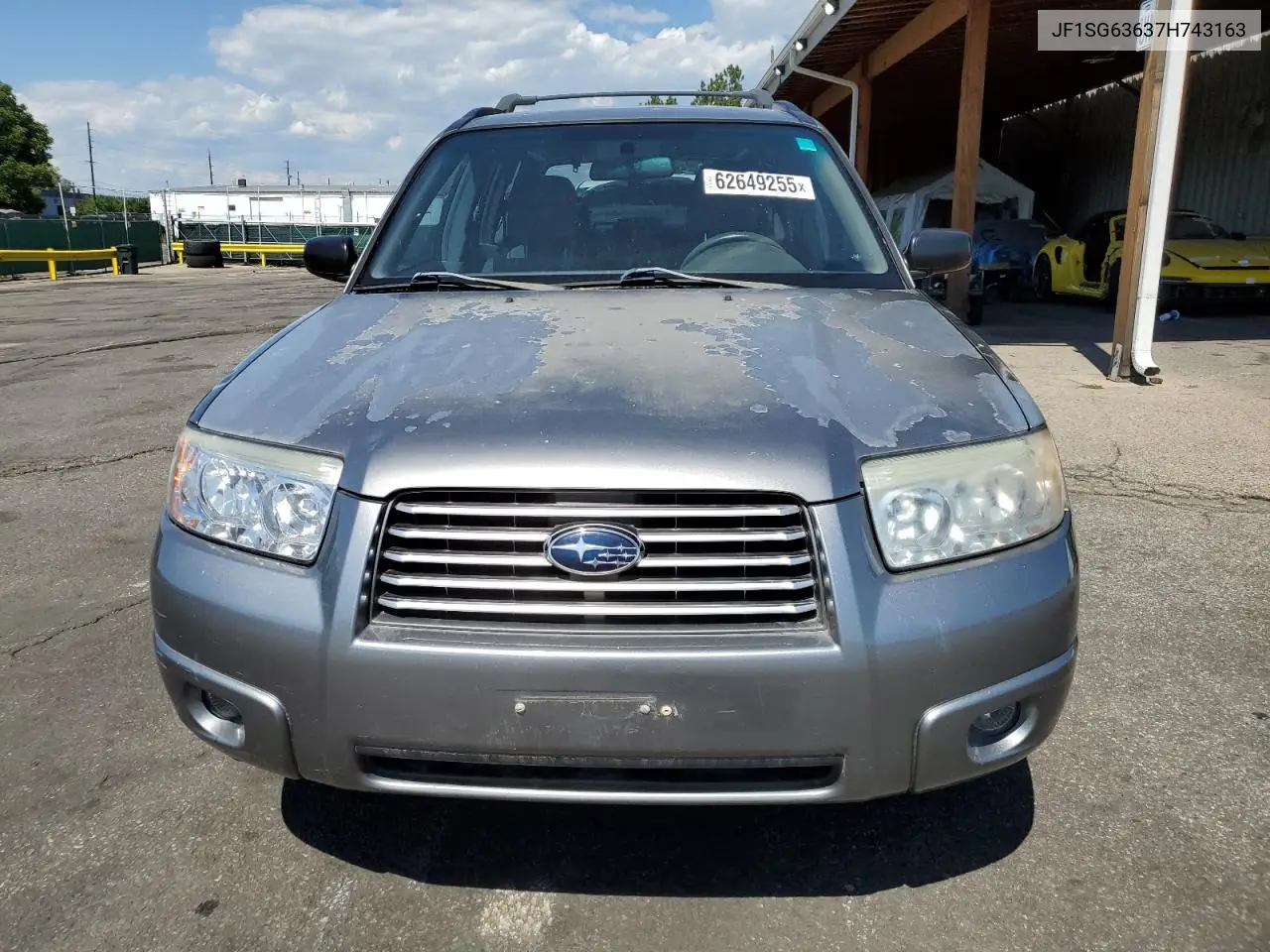 2007 Subaru Forester 2.5X VIN: JF1SG63637H743163 Lot: 62649255