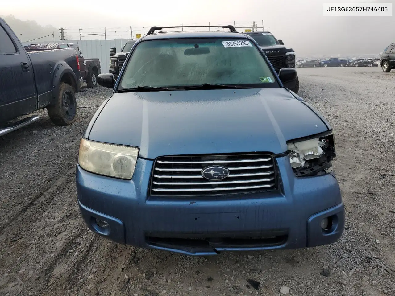 2007 Subaru Forester 2.5X VIN: JF1SG63657H746405 Lot: 63351205