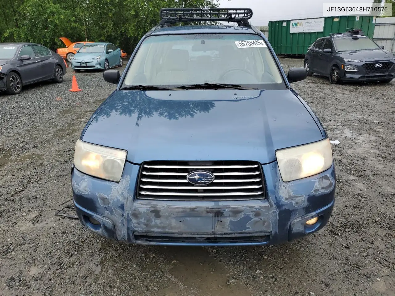 2008 Subaru Forester 2.5X VIN: JF1SG63648H710576 Lot: 56756425