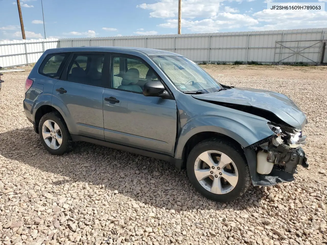 2009 Subaru Forester 2.5X VIN: JF2SH61609H789063 Lot: 56726585