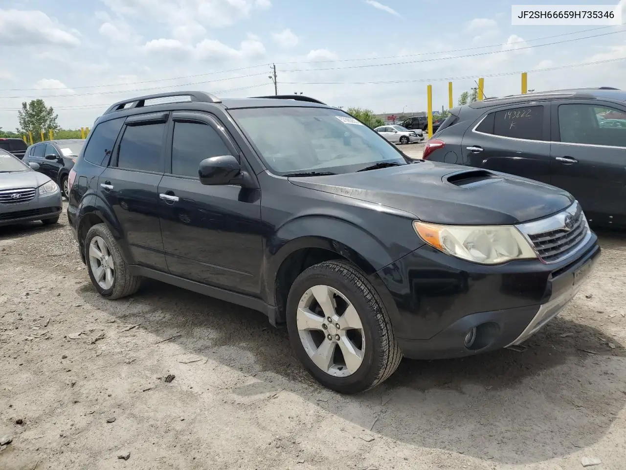2009 Subaru Forester 2.5Xt Limited VIN: JF2SH66659H735346 Lot: 57390265