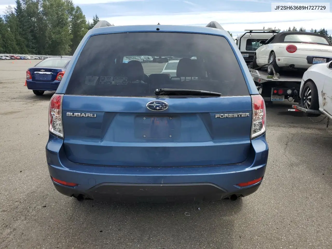2009 Subaru Forester 2.5X Premium VIN: JF2SH63689H727729 Lot: 62779685