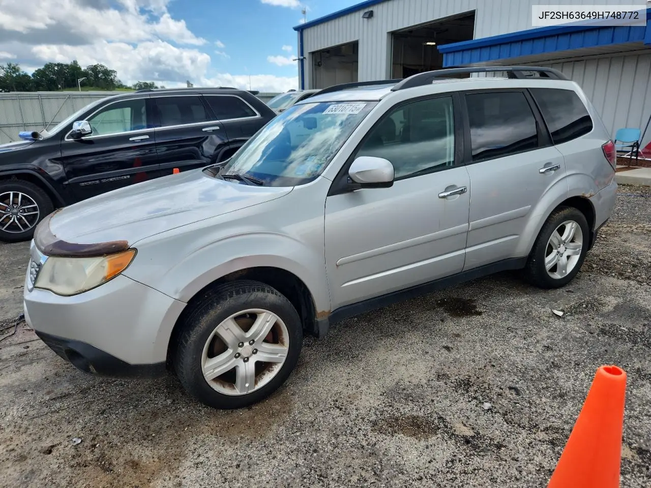 2009 Subaru Forester 2.5X Premium VIN: JF2SH63649H748772 Lot: 63016715