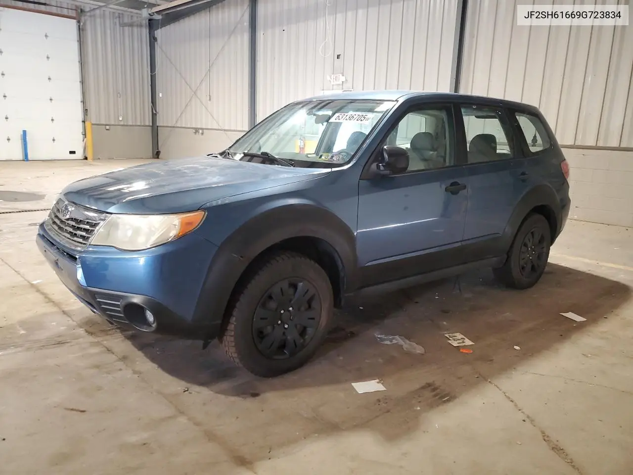2009 Subaru Forester 2.5X VIN: JF2SH61669G723834 Lot: 63136705