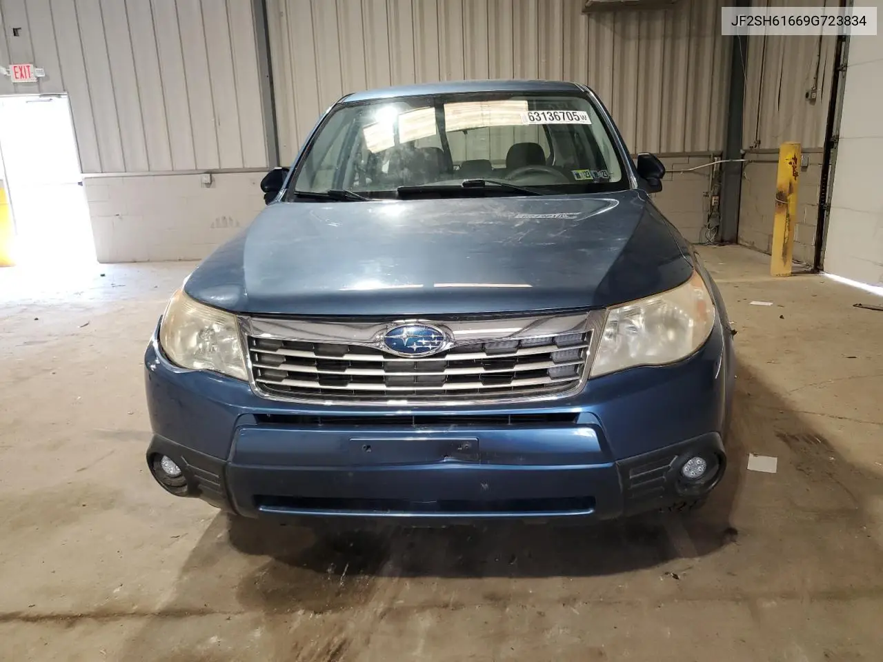 2009 Subaru Forester 2.5X VIN: JF2SH61669G723834 Lot: 63136705