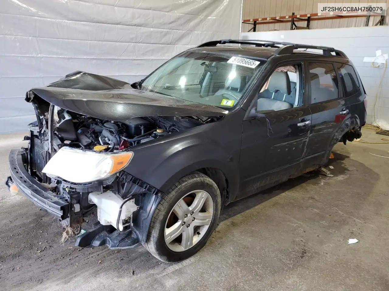 2010 Subaru Forester 2.5X Premium VIN: JF2SH6CC8AH750079 Lot: 51095665