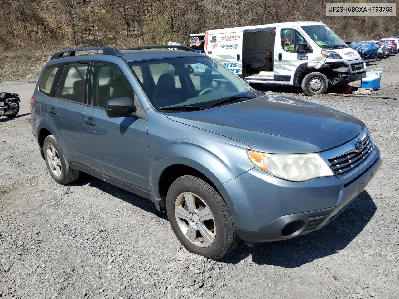2010 Subaru Forester Xs VIN: JF2SH6BCXAH793758 Lot: 53728035