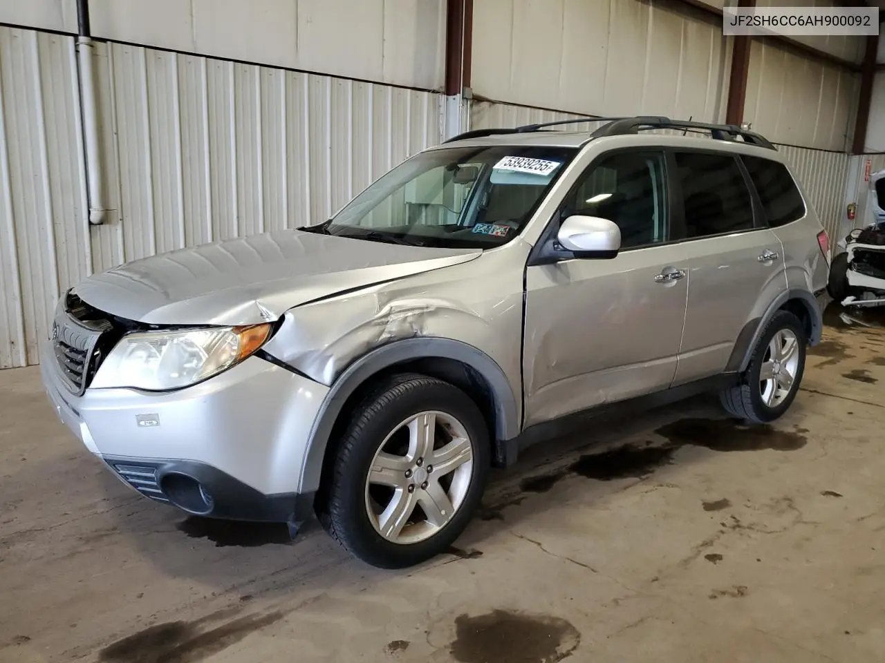 2010 Subaru Forester 2.5X Premium VIN: JF2SH6CC6AH900092 Lot: 53939255
