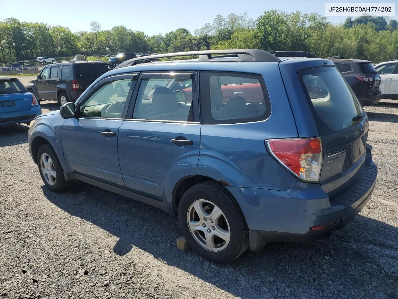 2010 Subaru Forester Xs VIN: JF2SH6BC0AH774202 Lot: 56316825