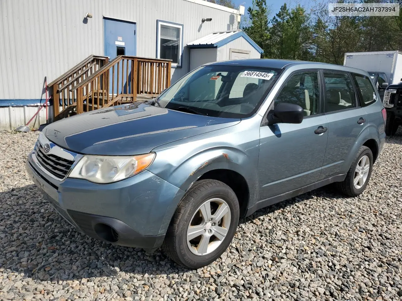 2010 Subaru Forester 2.5X VIN: JF2SH6AC2AH737394 Lot: 56814545