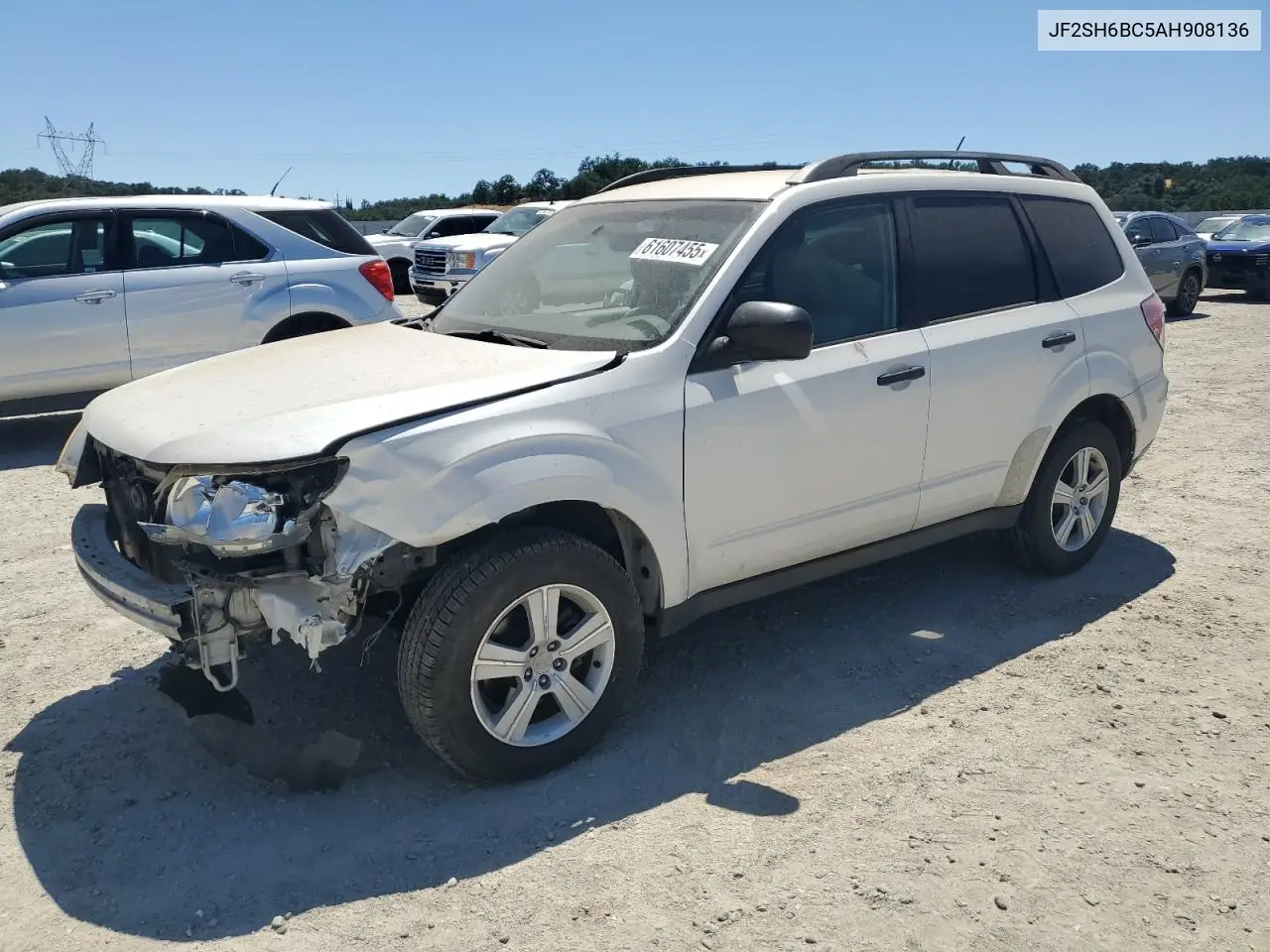 2010 Subaru Forester Xs VIN: JF2SH6BC5AH908136 Lot: 61607455